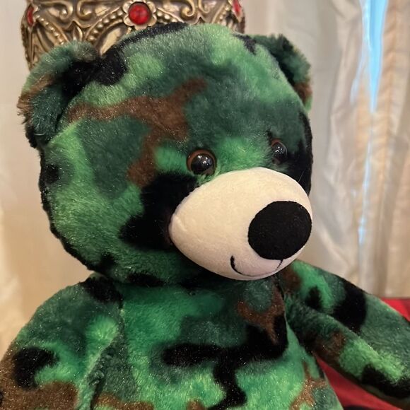 BAB Build A Bear Camo Teddy - Picture 3 of 3